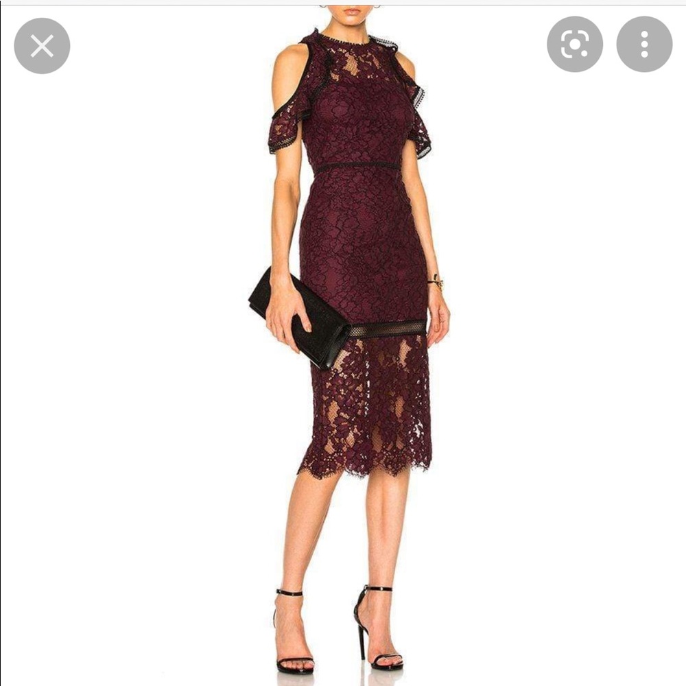 NWT ALEXIS Evie Dress in Burgundy
